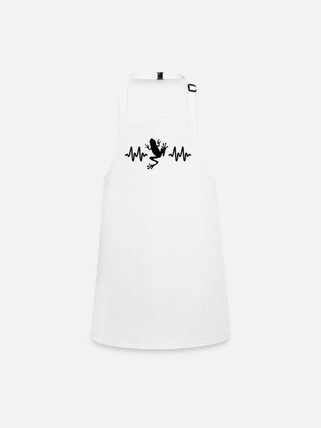 grenouille - Tablier Enfant - blanc