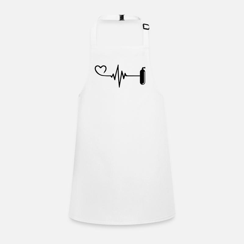 Sauerstoff Tauchen puls herz Schürze für Kinder