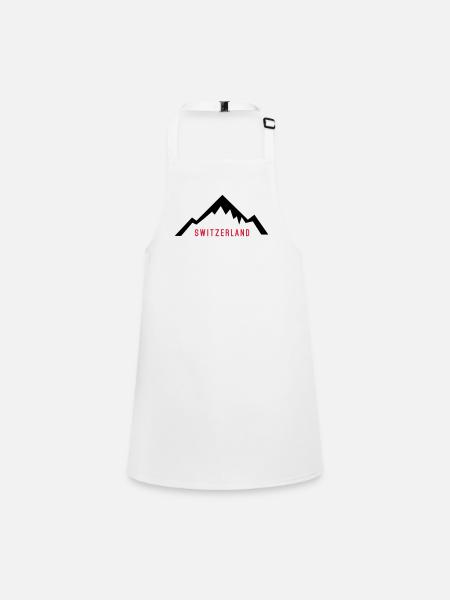 Switzerland Alps - Children's Apron - white - Front