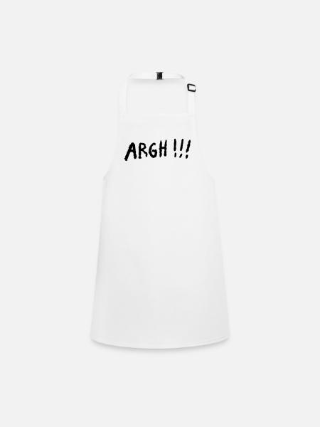 ARGH!!! - Children's Apron - white