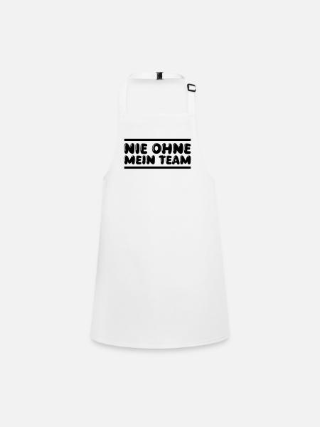 Team - Children's Apron - white - Front