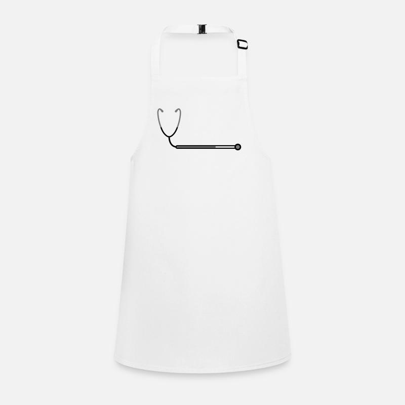 loading loading bar stethoscope listening heartbeat Children's Apron