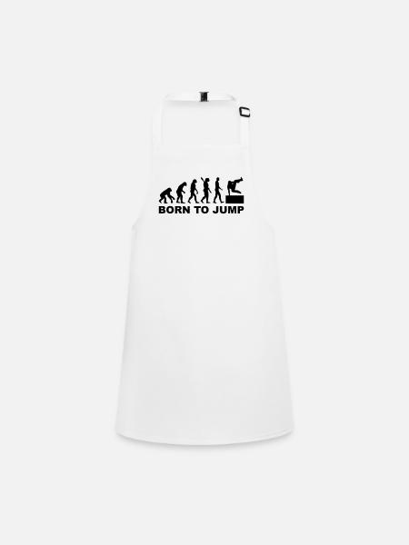 Evolution Parcouring - Children's Apron - white - Front
