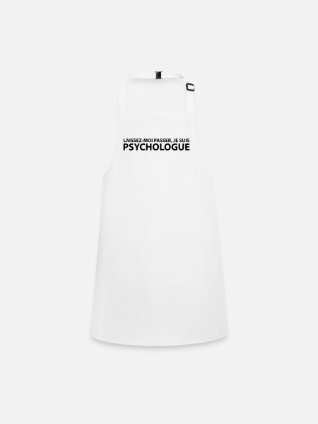 Laissez-Moi passer, je suis psychologue - Tablier Enfant - blanc - Devant