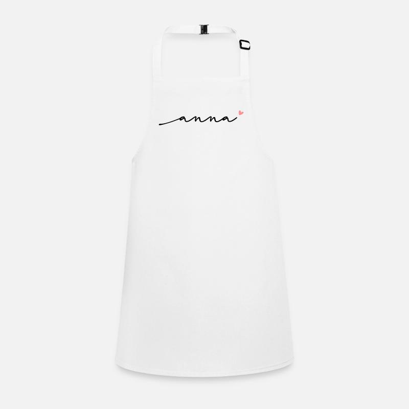 Anna Cursive Name Children's Apron