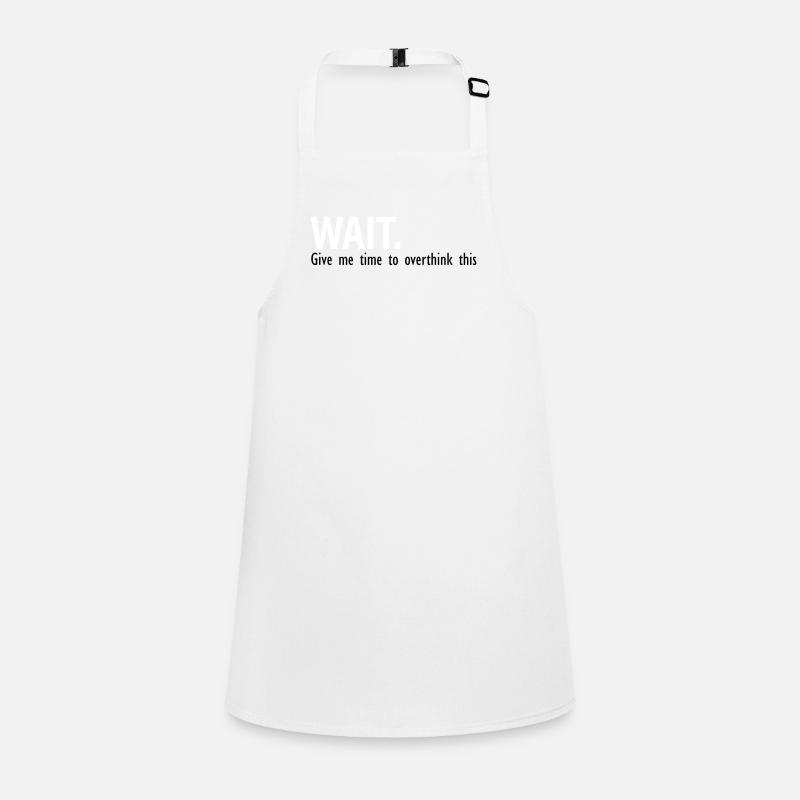 time to think about it Children's Apron