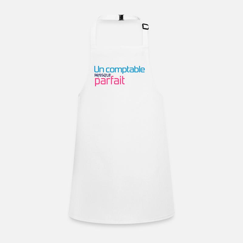 Comptable / Comptabilité / Argent / Finance / Euro - Children's Apron - white