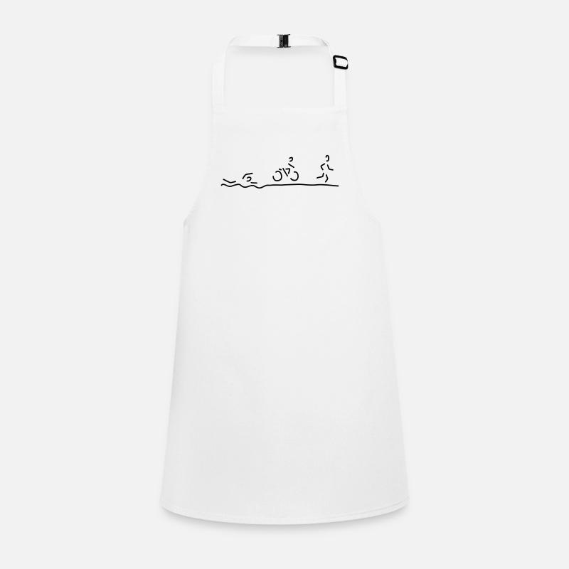 triathlon triathlet Schürze für Kinder