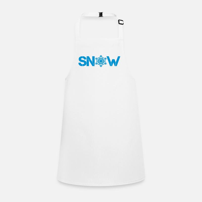 Snow Children's Apron