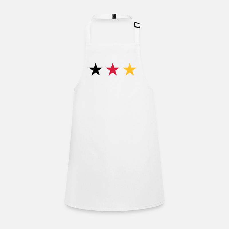 Trois étoiles drapeau Allemagne Tablier Enfant