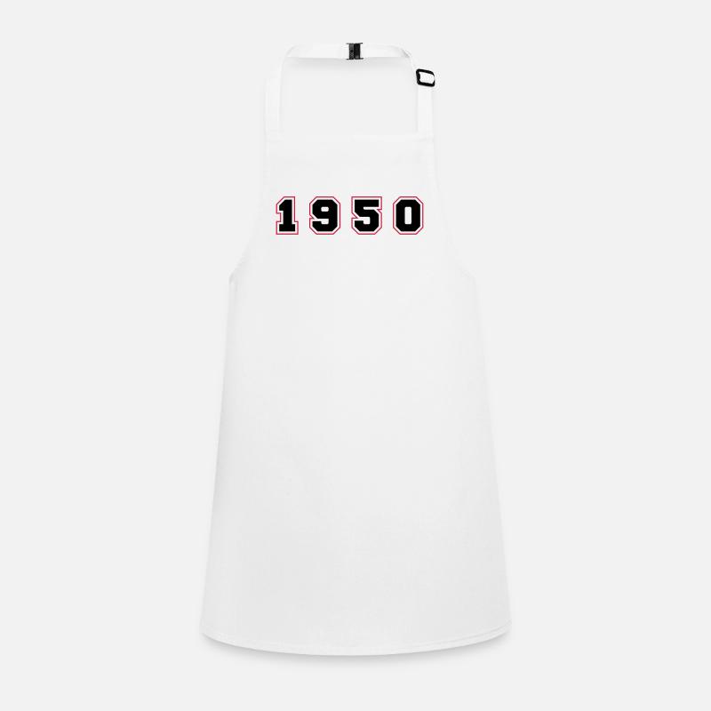 1950 Year Number Children's Apron