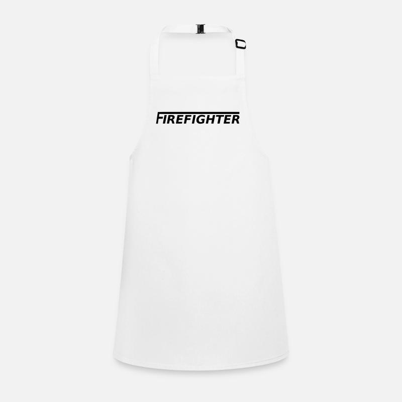 Firefighter - Children's Apron - white