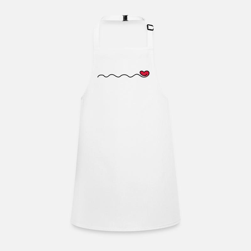 heart ornaments Children's Apron