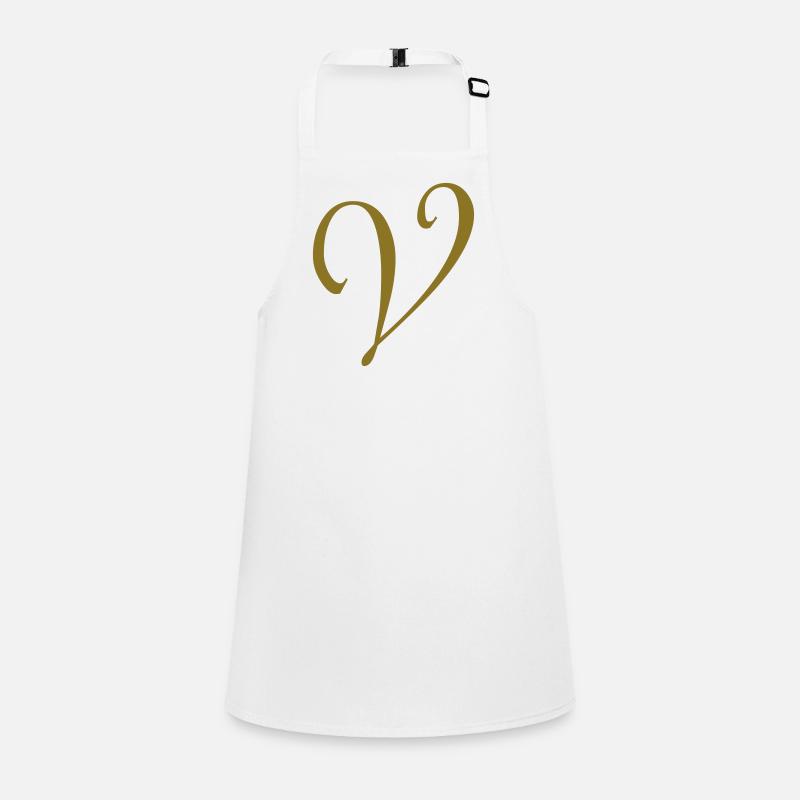 V - Lettre Tablier Enfant