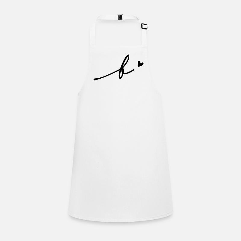 Lettre B Cursive Tablier Enfant
