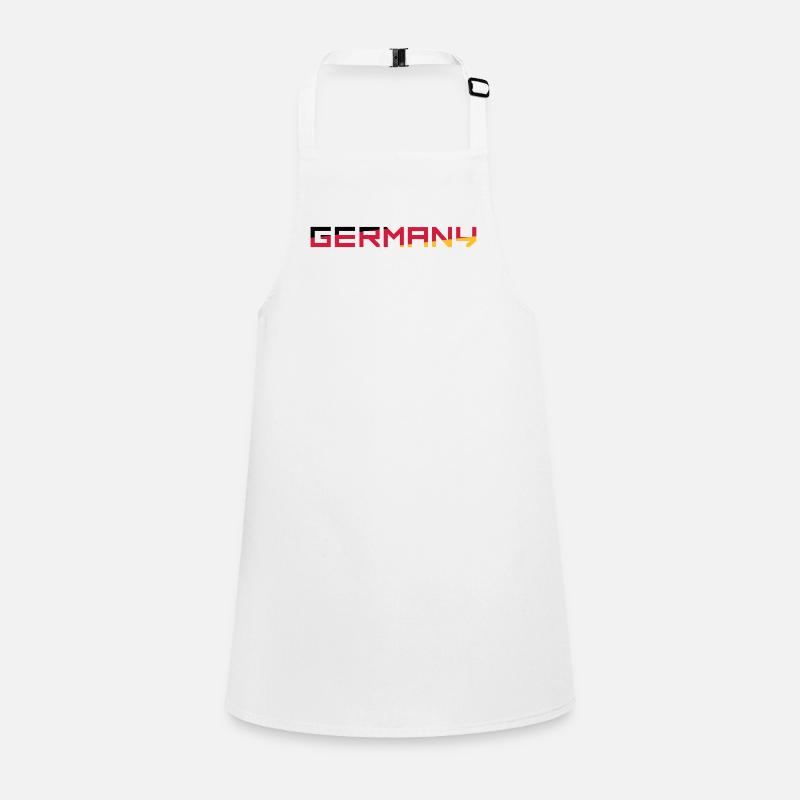 Team Germany Deutschland Farben Schwarz Rot Gold G Schürze für Kinder