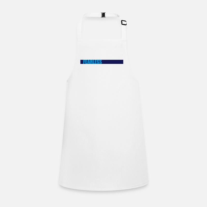fearless Text Quote Design Children's Apron