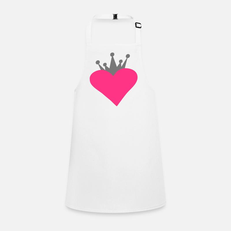 romantic heart Children's Apron
