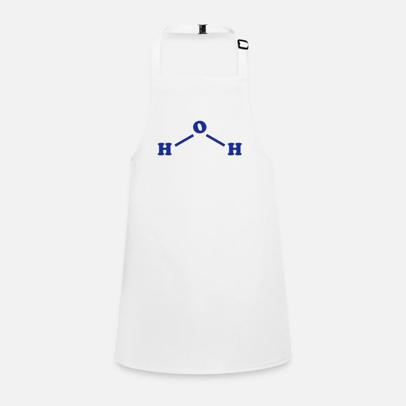 Water Molecular Chemical Formula Children's Apron