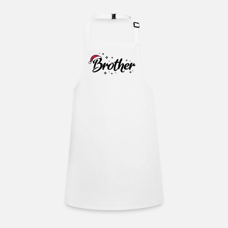 Santa Hat Brother Brother Children's Apron
