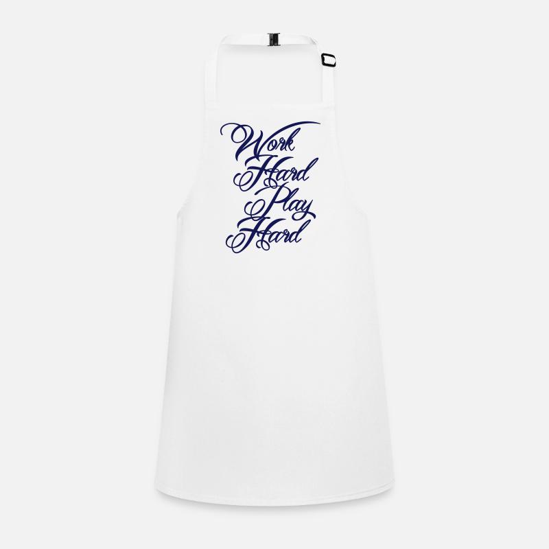 Work Hard Play Hard Children's Apron