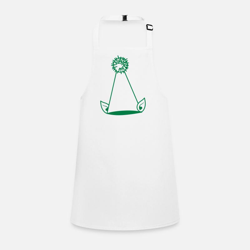 Elf hat with ears and pom pom Children's Apron