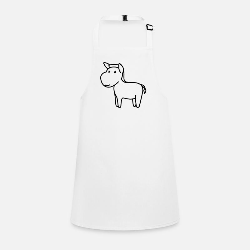 Âne Bande dessinée Animal Tablier Enfant
