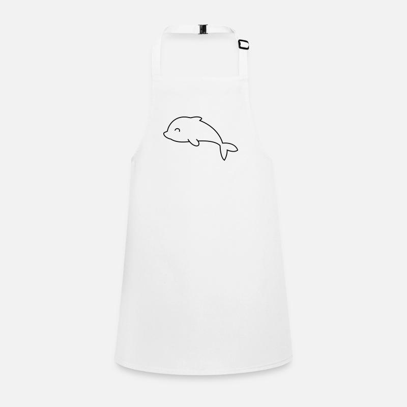 Dauphin Bande Dessinée Animal Tablier Enfant