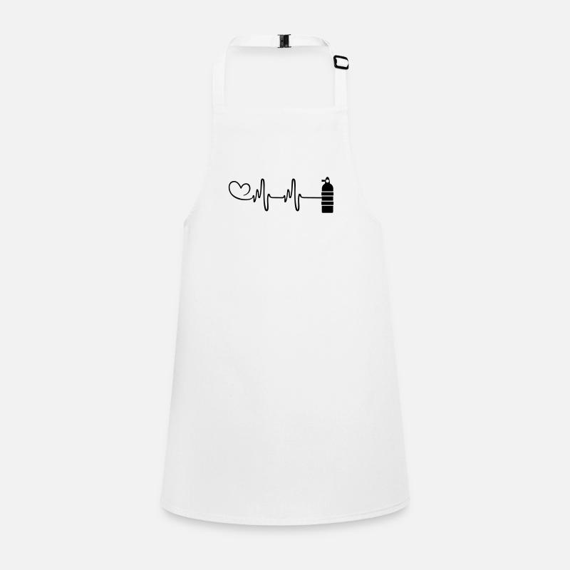 Oxygen Diving Pulse Heart Children's Apron