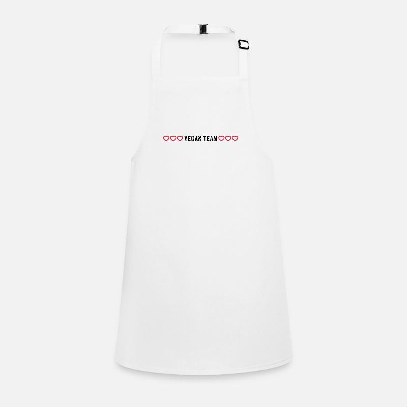 Vegan Team Hearts Children's Apron
