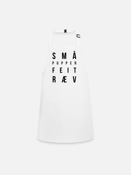 Small tits fat ass - Children's Apron - white - Front