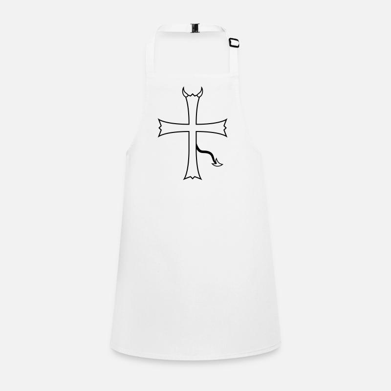 satan evil hell devil daemon hoerner church sy Children's Apron
