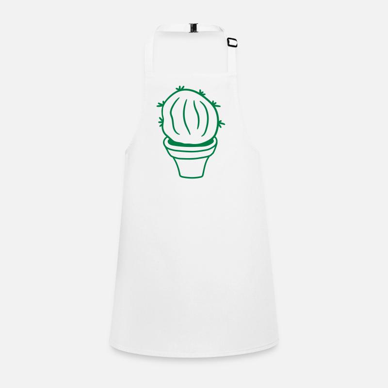 Small Cactus Spines Desert Cacti Flower Pot Children's Apron