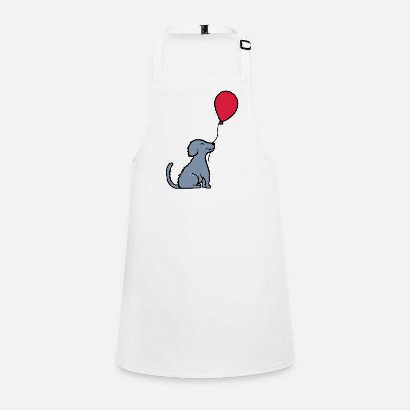 Luftballon Hund cool sitzend Schürze für Kinder