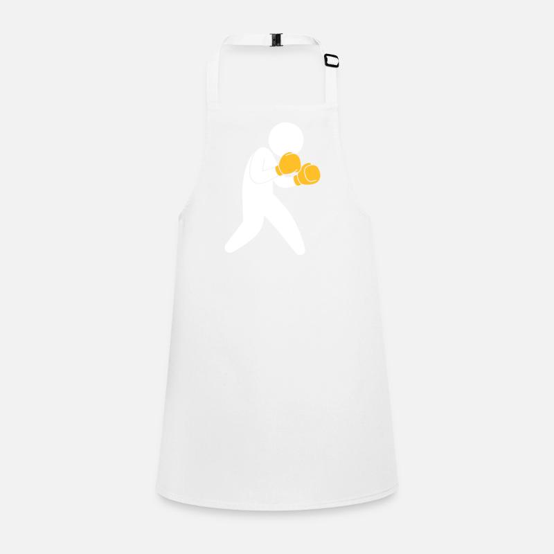 A Boxer Exercising In The Ring Children's Apron