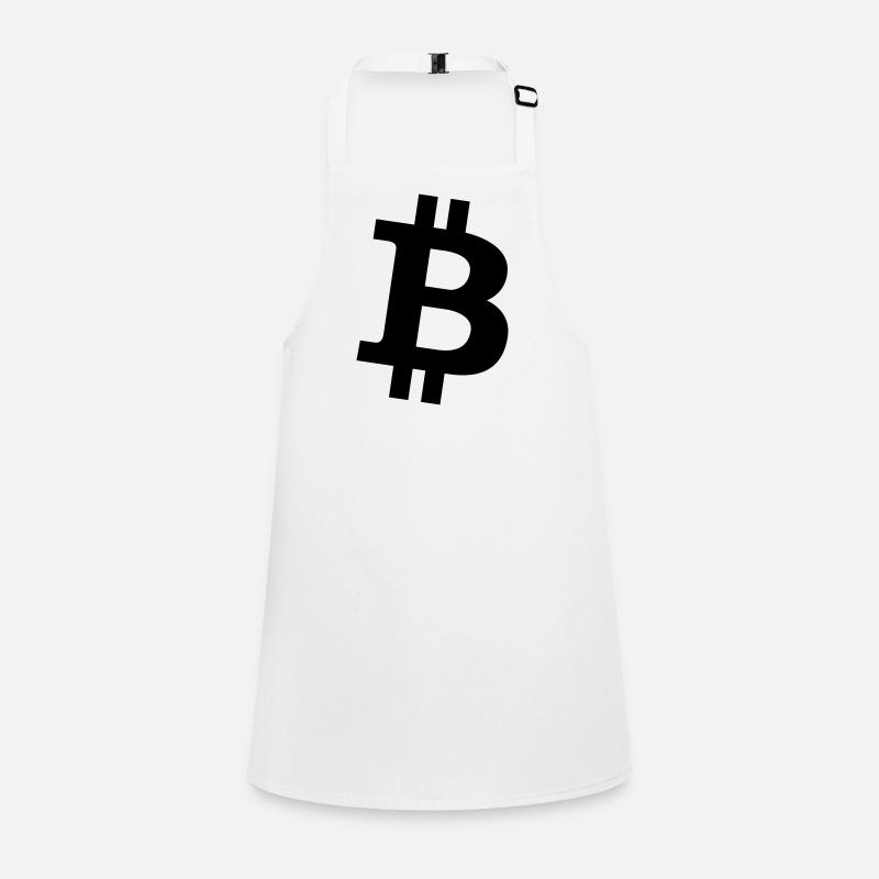 bitcoin Ƀ sign BTC Schürze für Kinder