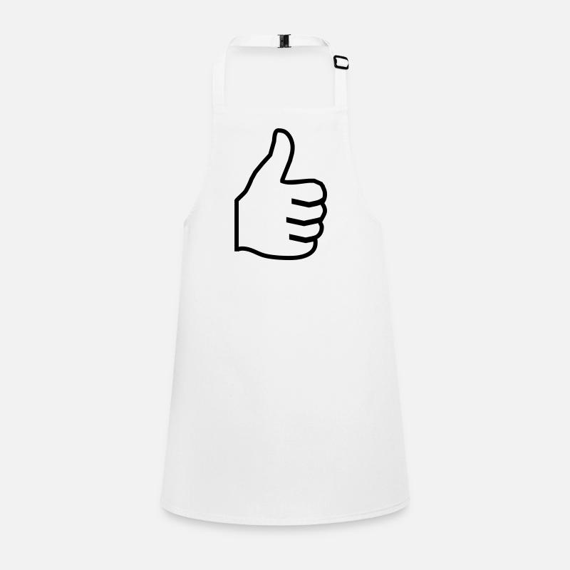 Daumen hoch Schürze für Kinder