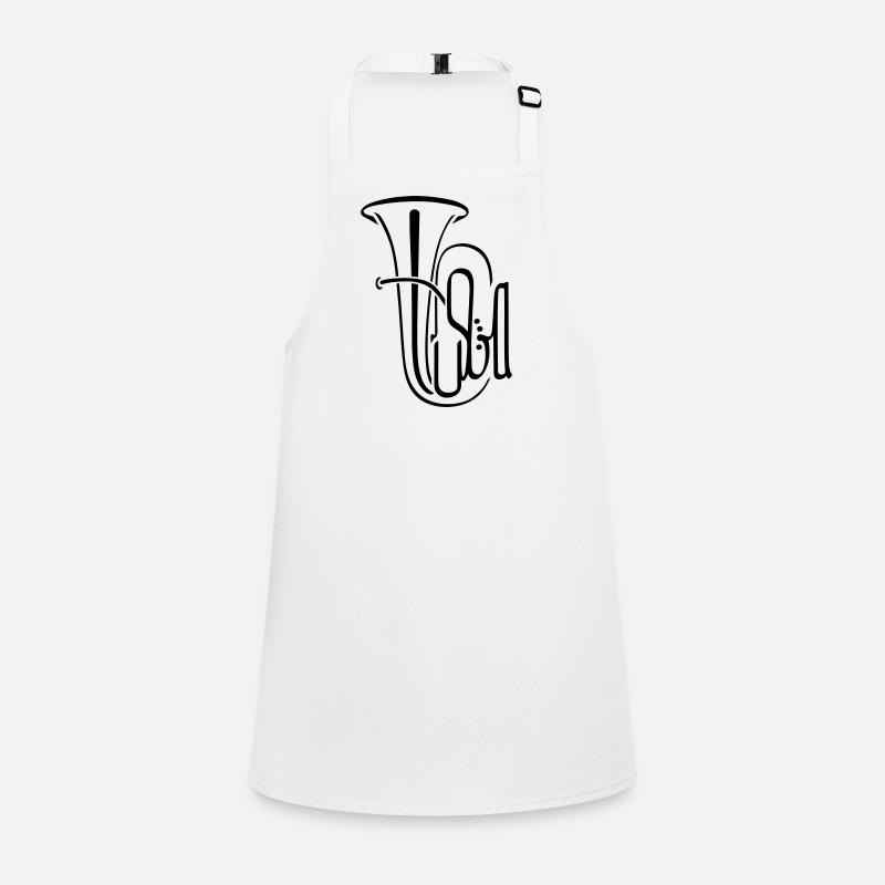 Tuba, Instrument Schürze für Kinder