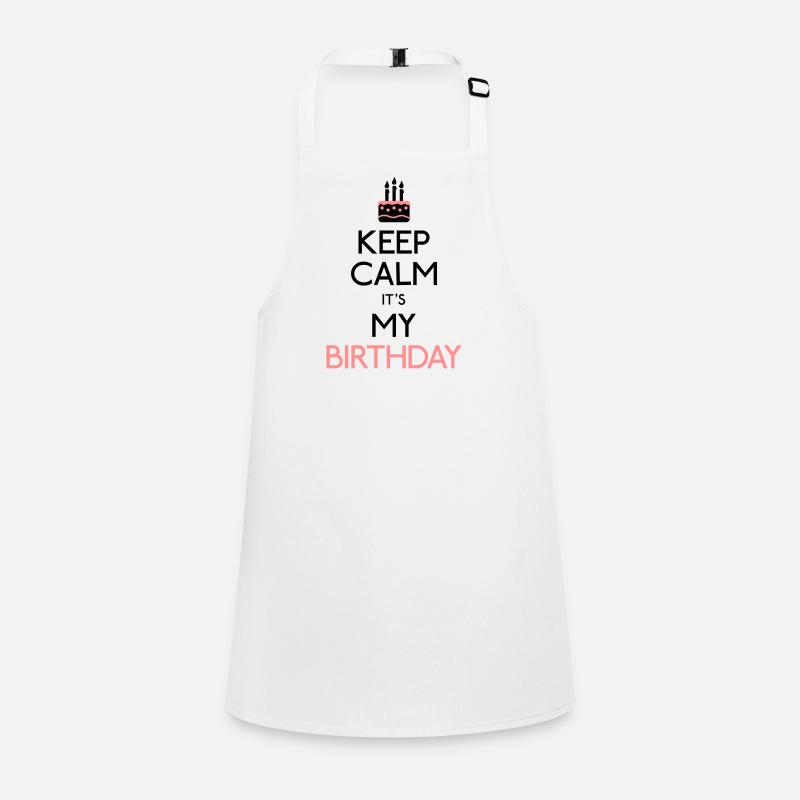 keep calm birthday Tablier Enfant