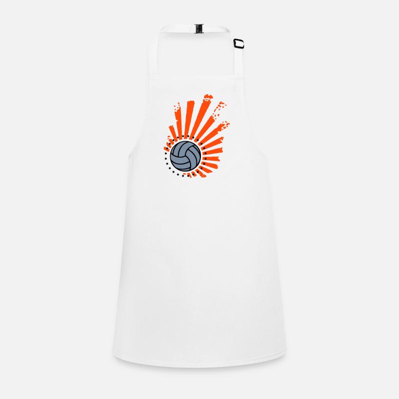 Volleyball-Design (Sterne) Schürze für Kinder