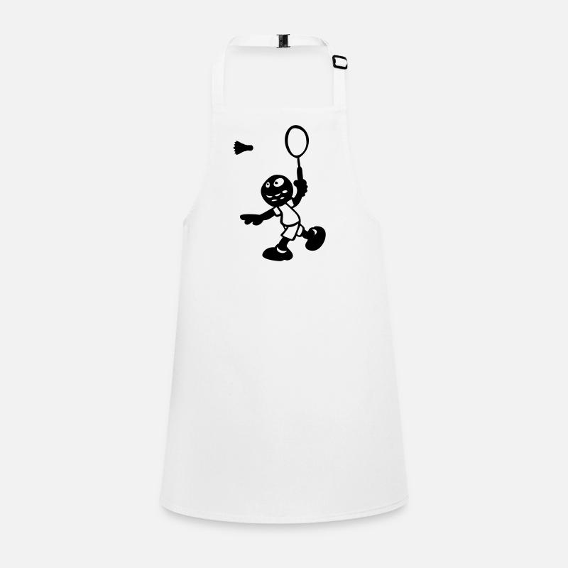 drawing cartoon comic sport badminton funny Children's Apron