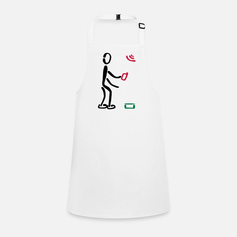 Geocacher Geocaching 3F - Children's Apron - white