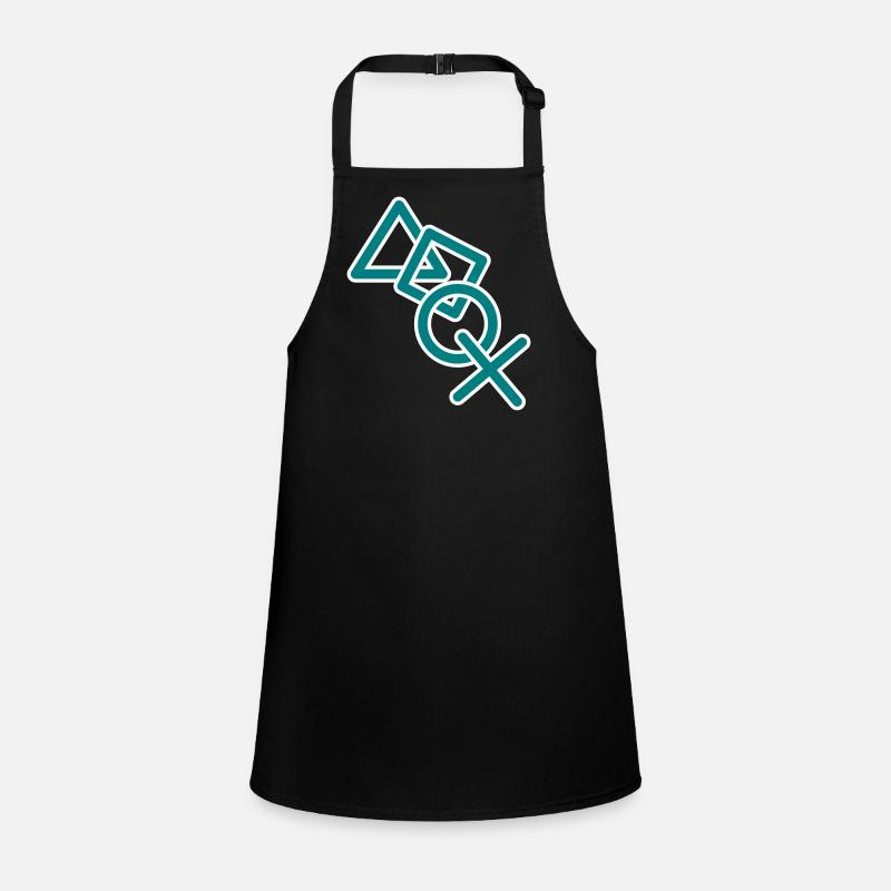 Contour cool X square triangle symbol controller g Forklæde til børn