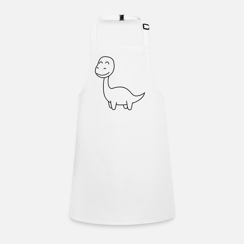 Dinosaur brontosaurus Comic Children's Apron