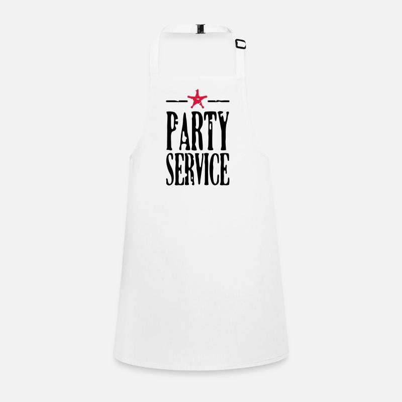 Partyservice / Party service (2c) Schürze für Kinder