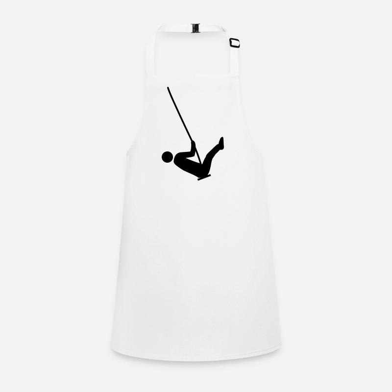 bascule logo silhouette terrain de jeu balançant spa Tablier Enfant