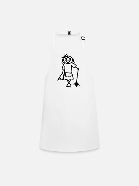 Cleaning lady - Children's Apron - white - Front