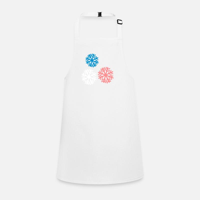 Schneeflocke 2 Schürze für Kinder