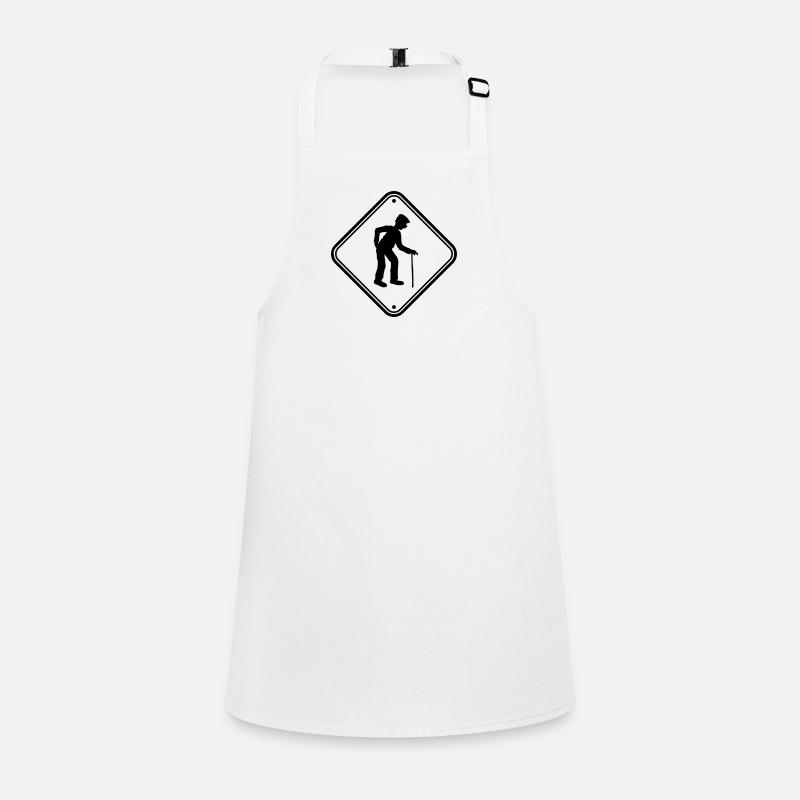 Shield attention danger danger caution note warn Children's Apron