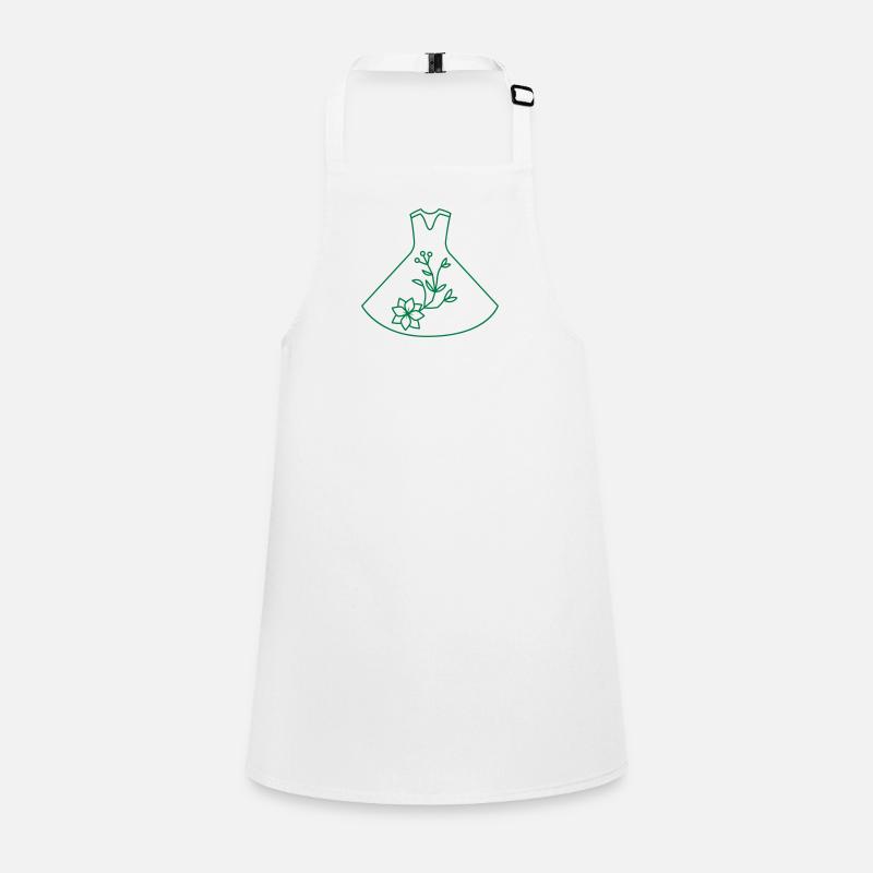 Robe de danse moderne avec des fleurs Tablier Enfant